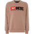 Diesel Swetshirt Retros דיזל סווטשירט לוגו לגבר חום